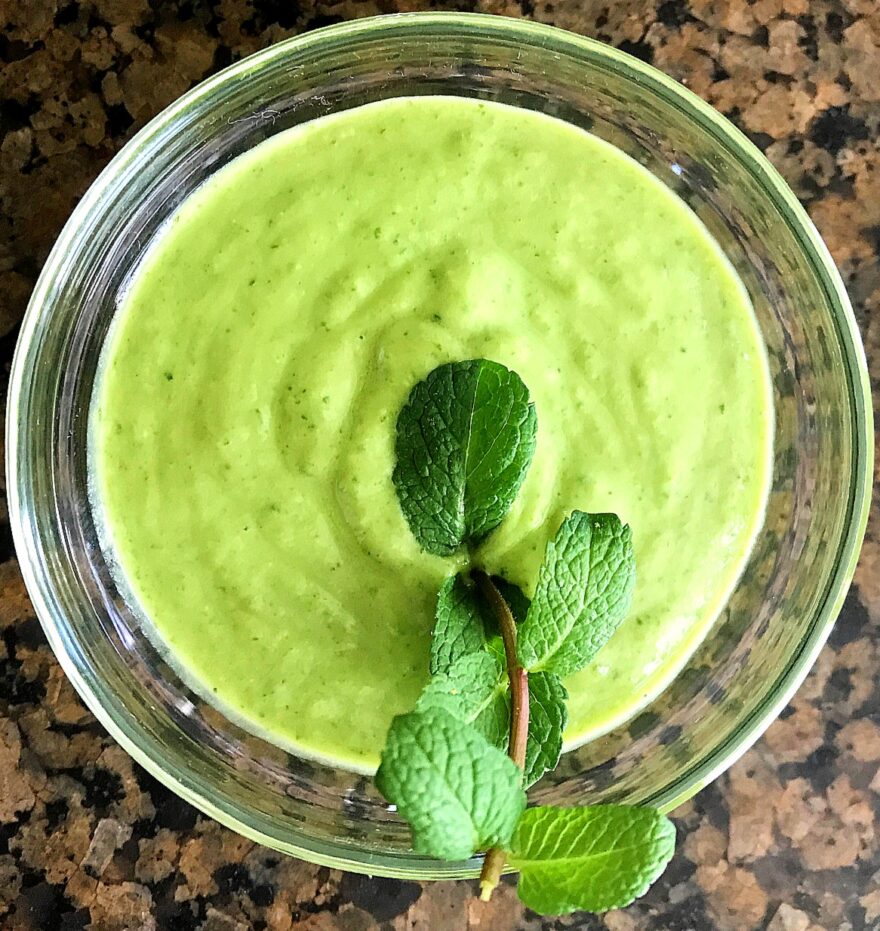 avacado mint chutney