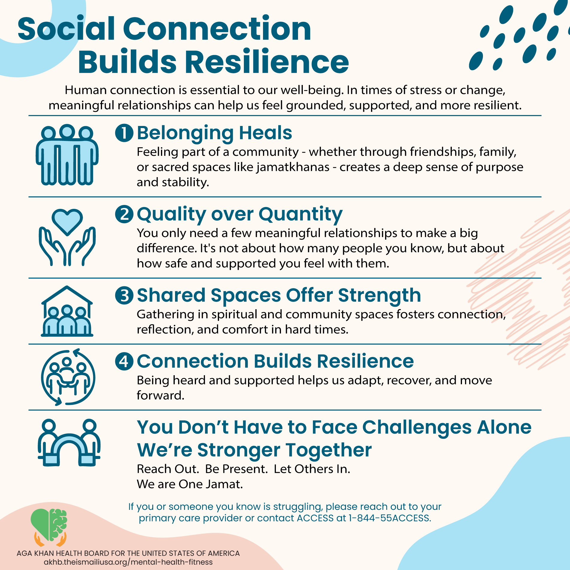 Social Connection Builds Resilience