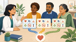 personalized cholesterol goals cartoon